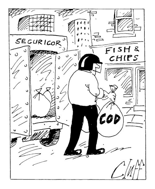 Delivering Cod by Security Guard as it's so expensive.