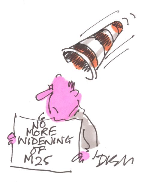 'No more widening of M25.'