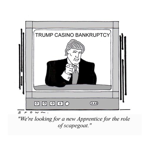 Trump casino empire bankruptcy.