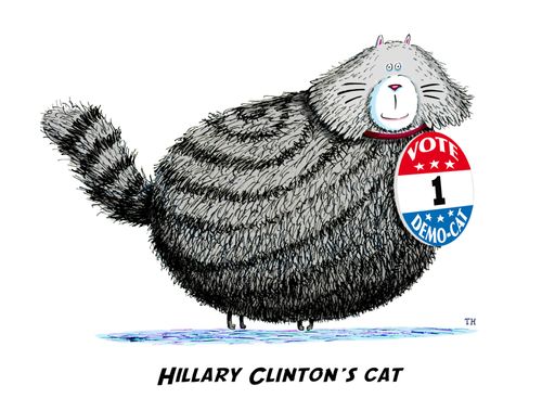 Hillary Clinton's cat.