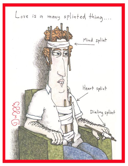Love is a many splinted thing....
