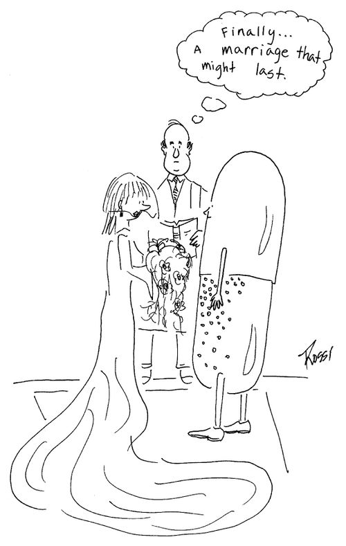 'Finally...a marriage that might last...'