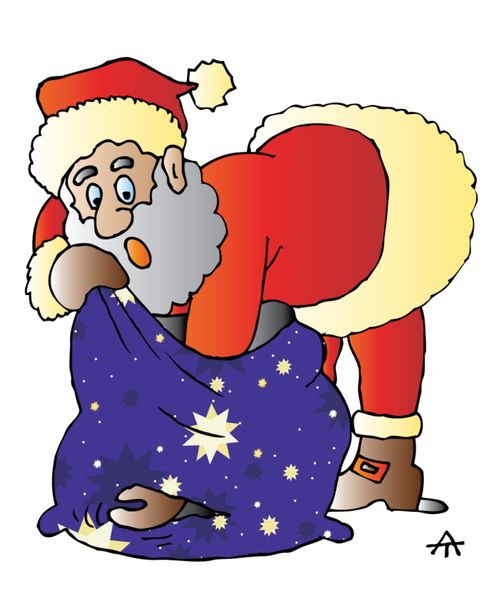 Father Christmas Loses His Presents