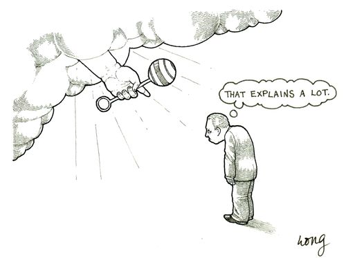 'That explains a lot.'