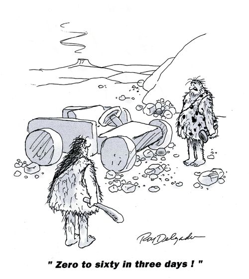 'Zero to sixty in three days.'