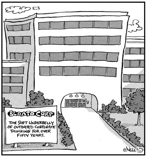 Bloato Corporation: The Soft Underbelly of Outdated Corporate Thinking for Over Fifty Years.