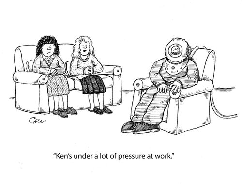 'Ken's under a lot of pressure at work.'