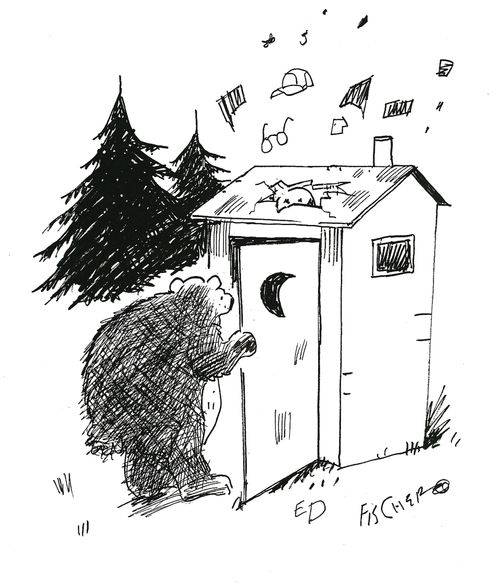 Outhouse Visitor...