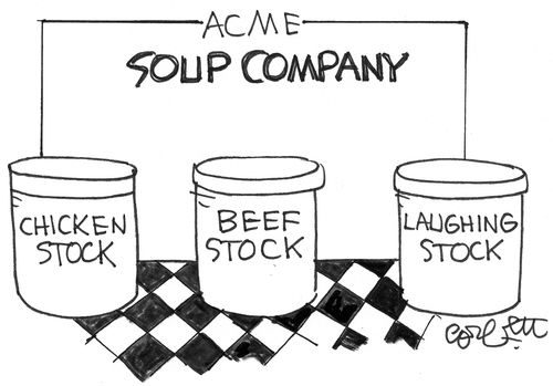 Soup Company: Chicken Stock, Beef Stock and Laughing Stock,