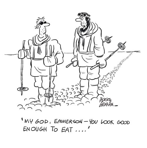 Starving explorer.