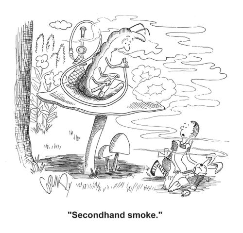 'Secondhand smoke.'