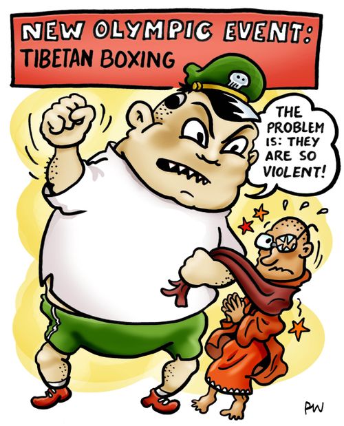 New Olympic Event: Tibetan Boxing.