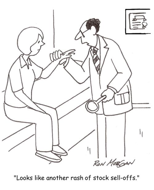 'Looks like another rash of stock sell-offs.'
