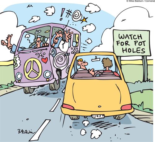 Watch for Pot Holes