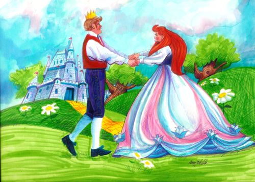 Fairytale prince and princess