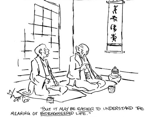 'But it may be easier to understand the meaning of bioengineered life.'