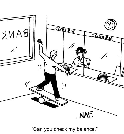 'Can you check my balance.'