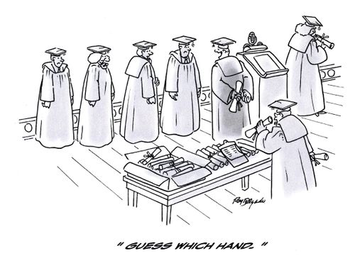 'Guess which hand.'