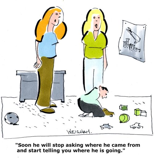 'Soon he will stop asking where he came from and start telling you where he is going.'