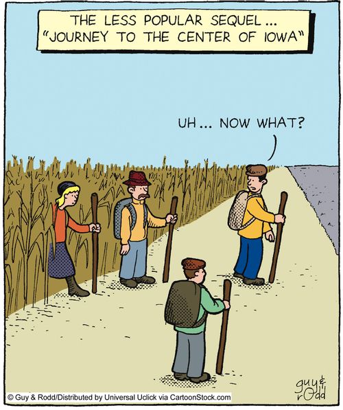 The Less Popular Sequel... 'Journey to the center of Iowa'.