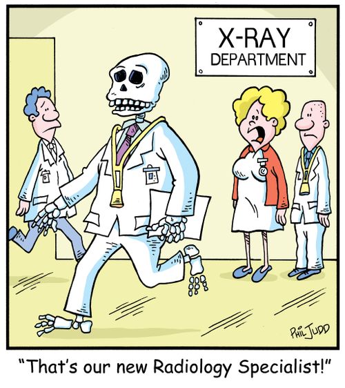 'That's our new Radiology Specialist!'