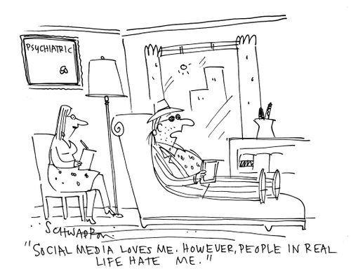 'Social media loves me. However, people in real life hate me.'
