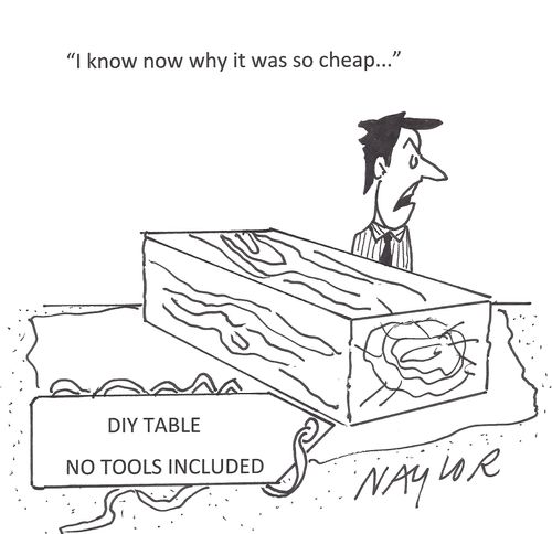 'I know now why it was so cheap...'