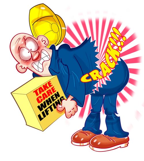 Take care when lifting.