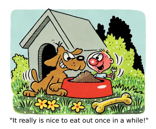 'It really is nice to eat out once in a while!' 