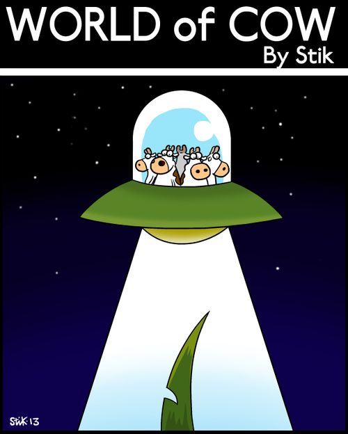 Cow Alien Abduction