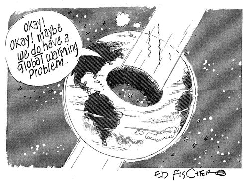 'Okay! Okay! Maybe we do have a global warming problem.'