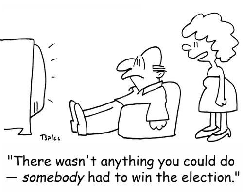 'There wasn't anything you could do -- somebody had to win the election.'