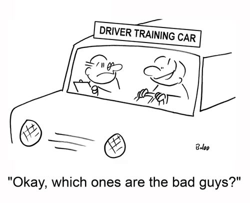 'Okay, which ones are the bad guys?'