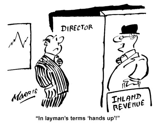 In layman's terms 'hands up'!