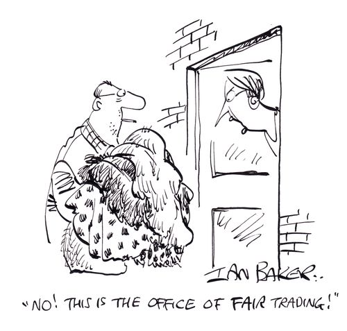 'No! This is the office of FAIR trading!'