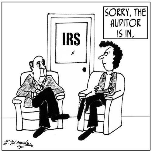 Sorry, the Auditor is in.
