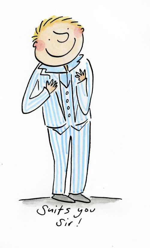 Suits you Sir!