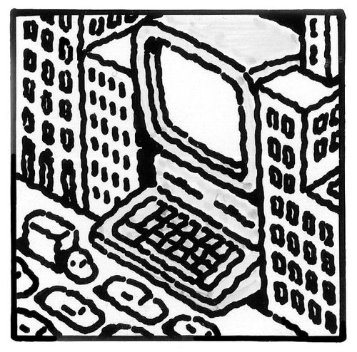 E-commerce (computer the size of a building).