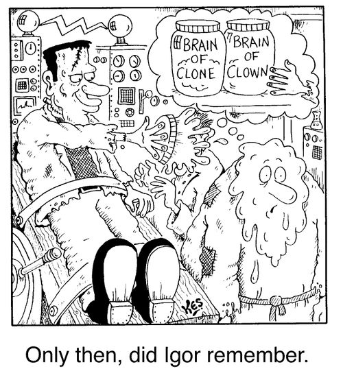'Only then did Igor remember'