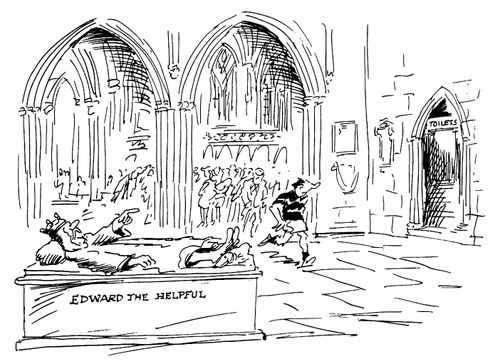 The tomb of Edward the Helpful
