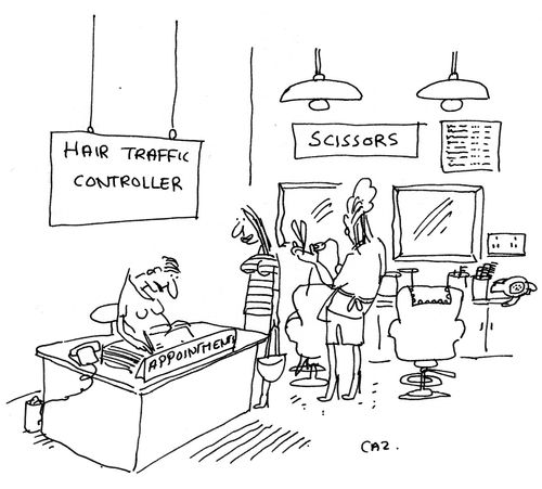 Hair Traffic control.