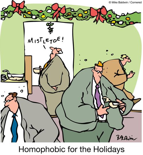 Homophobic for the holidays.