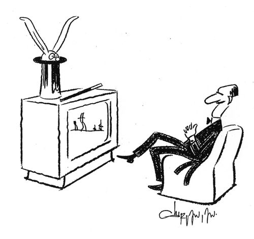 Magician taking a break