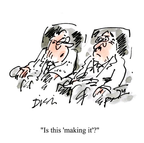 'Is this making it?'