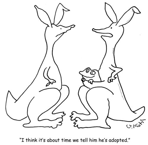 'I think it's about time we tell him he's adopted.'