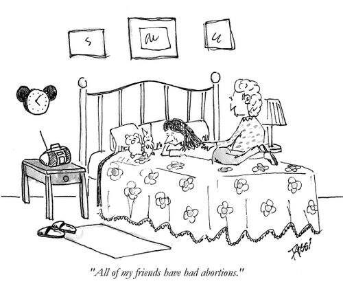 'All of my have had abortions.'