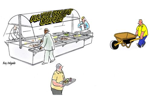 All you can eat buffet!