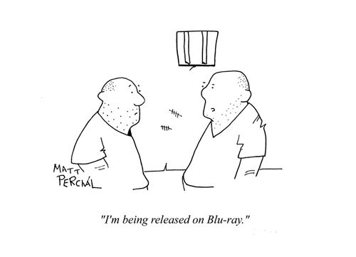 'I'm being released on Blu-ray.'