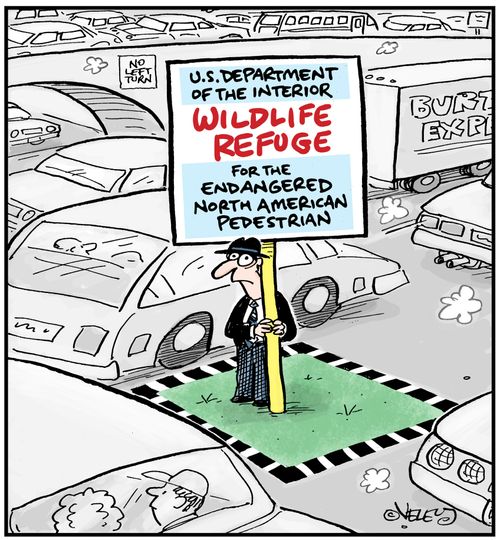 US department of the interior wildlife refuge for the endangered North American pedestrian.