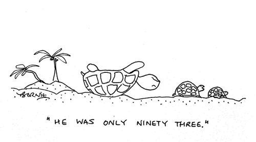 'He was only ninety three.'